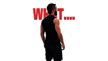 oh my god what Sticker by Muscle Rage