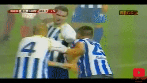 Dr_P giphygifmaker pitch invader freekick GIF