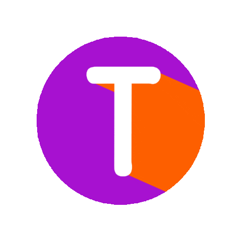 Orange Abc Sticker