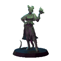 3d fantasy dd mage 3d print Sticker