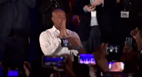 Victory Speech Thank You GIF by GIPHY News
