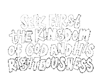 Jesus Seek First Sticker