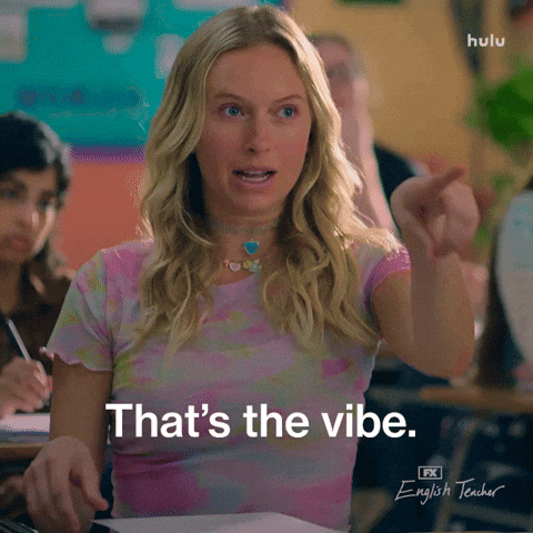 Vibing Good Vibes GIF by English Teacher FX