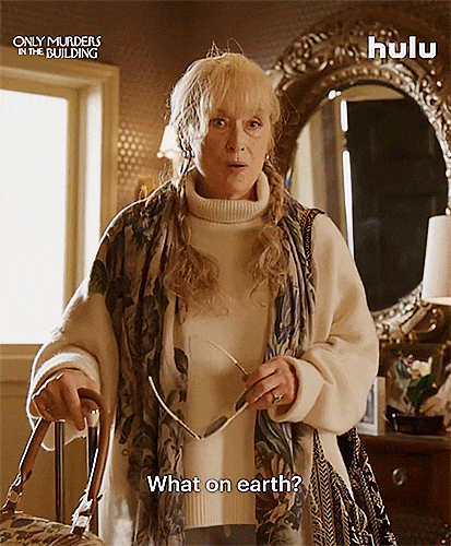 lapriestly giphyupload season 4 meryl streep only murders in the building GIF