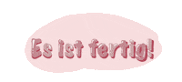 BellArt_Gabriela pink done crochet fertig Sticker