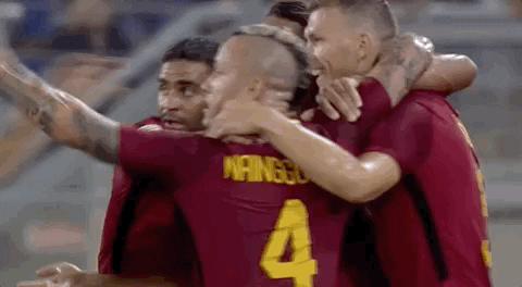 happy serie a GIF by AS Roma