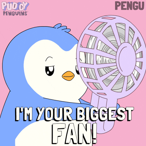 Big Fan Summer GIF by Pudgy Penguins