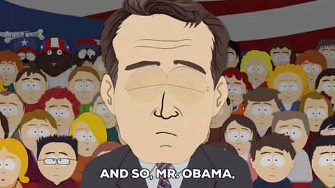 politics obama GIF by South Park 