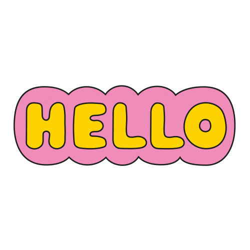 Quote Hello Sticker by Ginger Box