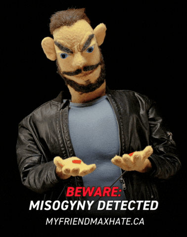 MaxHate giphyupload misogyny red pill no days off GIF