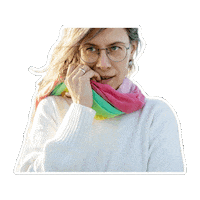 JannetteKneisel scarf self portrait schal jannettekneisel Sticker