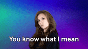 Know What I Mean Flirt GIF by Amanda Cee Media