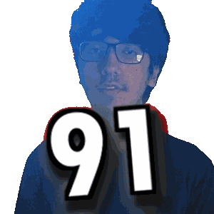 Ninety One Number Sticker