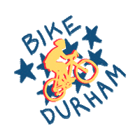 bikedurham bike cycling durham bikedurham Sticker