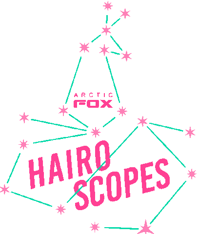 ArcticFoxUSA stars af arctic fox hairoscopes Sticker
