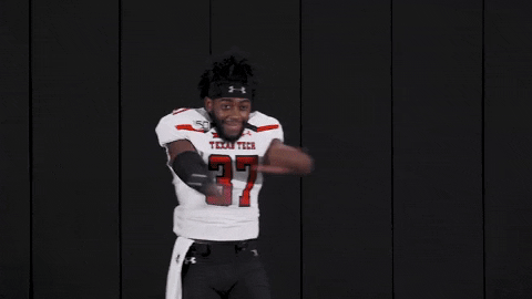 Texas Tech Red Raiders Football Reaction Pack GIF by Texas Tech Football