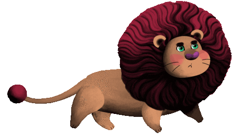 Roaring Lion King Sticker by Truth and Tales