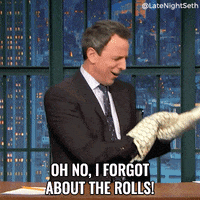 Seth Meyers Cooking GIF by Late Night with Seth Meyers