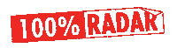 100 Sticker by RADAR