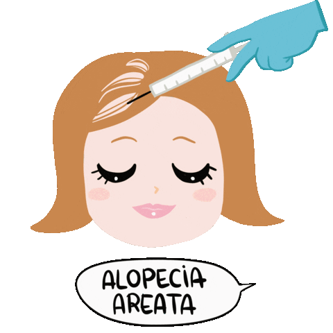Derma Alopecia Sticker by Dermatology point