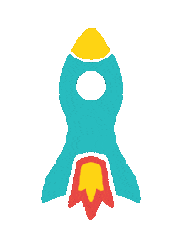 IKKclassic flying rocket rakete ikk Sticker