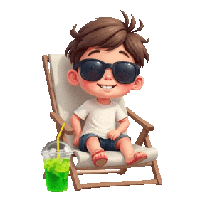 Summer Beach Sticker