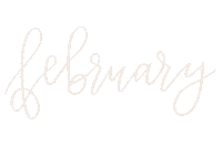 February Months Sticker