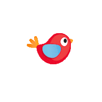 hapetoys bird lilly vogel fliegen Sticker