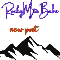 rockymtnbabe purple branding influencer colorado Sticker