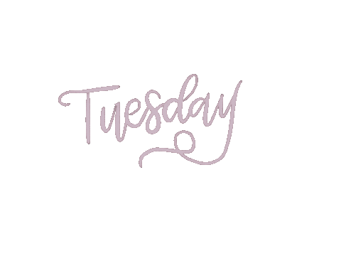 Vallyali calligraphy tuesday handwriting calendar Sticker