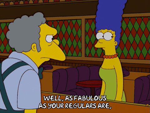 scared marge simpson GIF