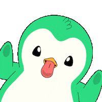 Penguin Want Sticker by Abster