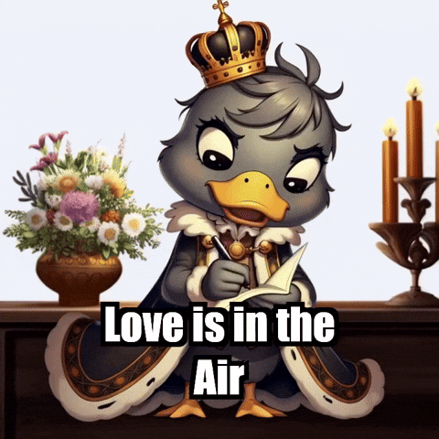 Love Is In The Air Romance GIF by sirduckbeth