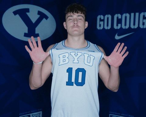 Byu Basketball Sport GIF by BYU Cougars