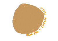 Brunch Pizza Sticker by Side Eye Pie ATX