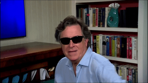 The Late Show Sunglasses GIF by The Late Show With Stephen Colbert