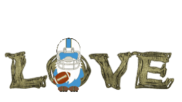 Football Love Sticker