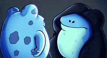 Do It Blue Frog GIF by Croakey