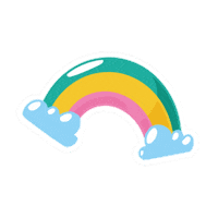 Rainbow Colors Sticker by TUM