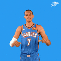 Oklahoma City Thumbs Down GIF by OKC Thunder
