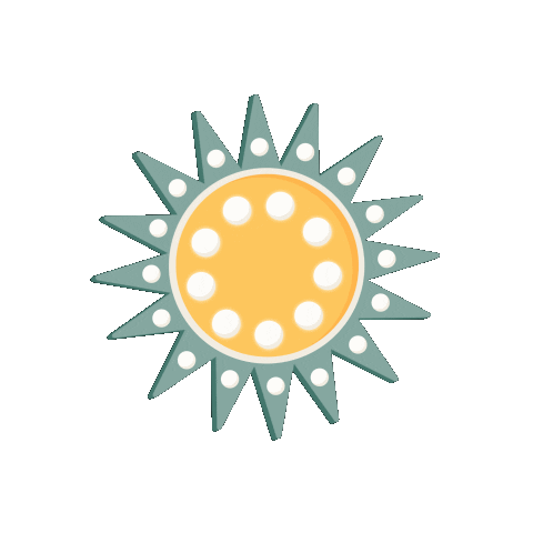 abbymlarson giphyupload sun stars neon Sticker