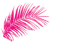 Pink Leaf Sticker
