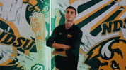 Volleyball Bison GIF by NDSU Athletics