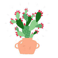 madalinaandronic italy italia cactus pot Sticker