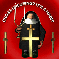 Cross Crossdressing GIF