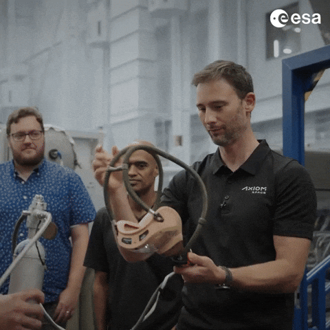 Astronaut Training Mask GIF by European Space Agency - ESA