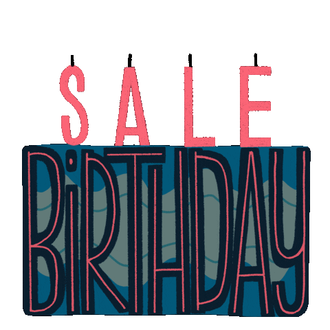 Happy Birthday To You Sticker by AlwaysBeColoring