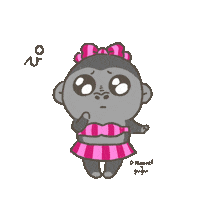 Gorilla Manuel Sticker by gugumamire