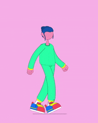 selwynrocha art animation pink loop GIF