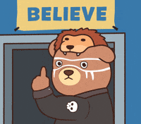Believe Teddy Bear GIF by BEARISH